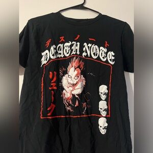 Deathnote Ryun Black and Red Unisex Small Unisex T-Shirt